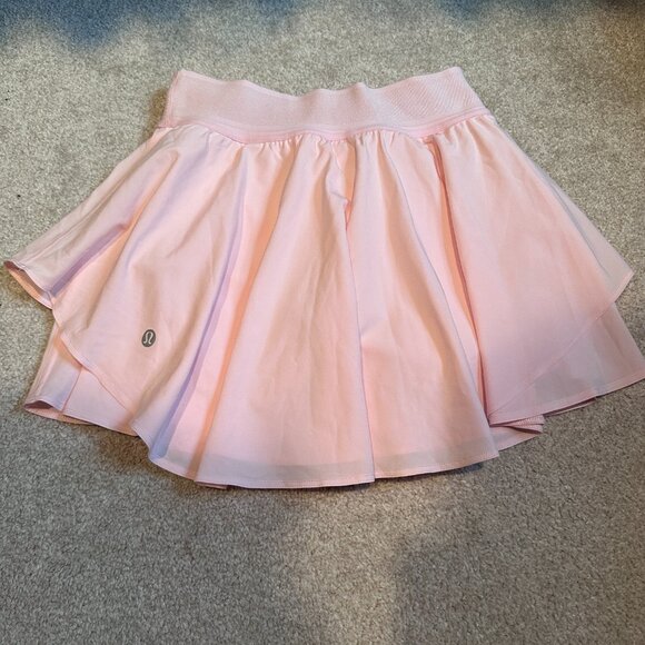 Lululemon Court Rival High-Rise Skirt Regular Strawberry Milkshake Size 2 - Picture 3 of 7